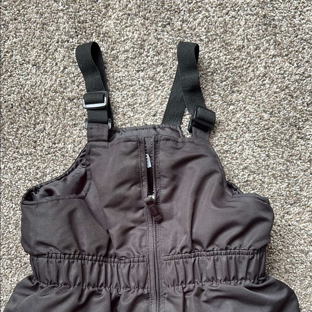 Kids Black Snow Pants - Picture 3 of 6